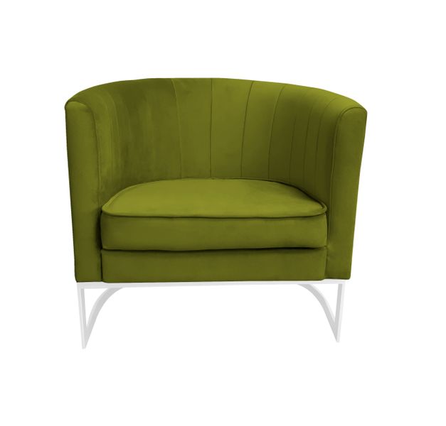 Fotel Glamour podstawa biała BL75 zdjęcie 3