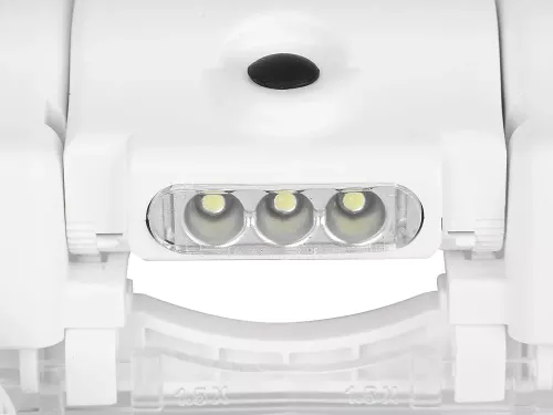 Lupa nagłowna czołowa okulary 3 led soczewki 13x na Arena.pl