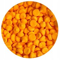 DEKORACJA POSYPKA mini bezy beziki pomarańczowe 50g