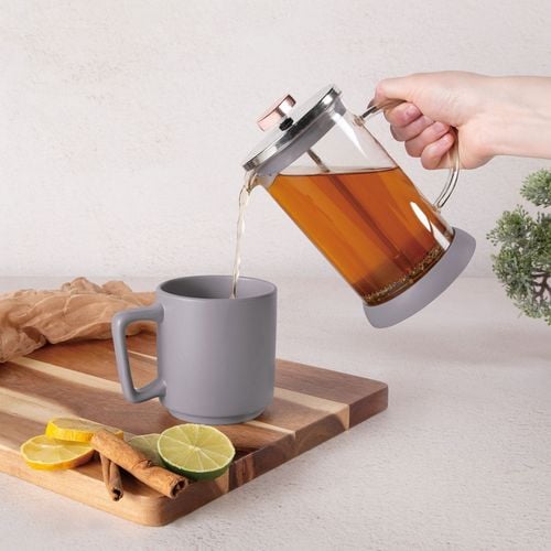 zaparzacz tłokowy do kawy herbaty 800ml berlinger haus bh-8589 taupe na Arena.pl