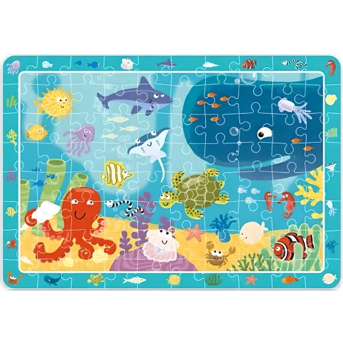 Puzzle obserwacyjne 80 elementów. Ocean na Arena.pl