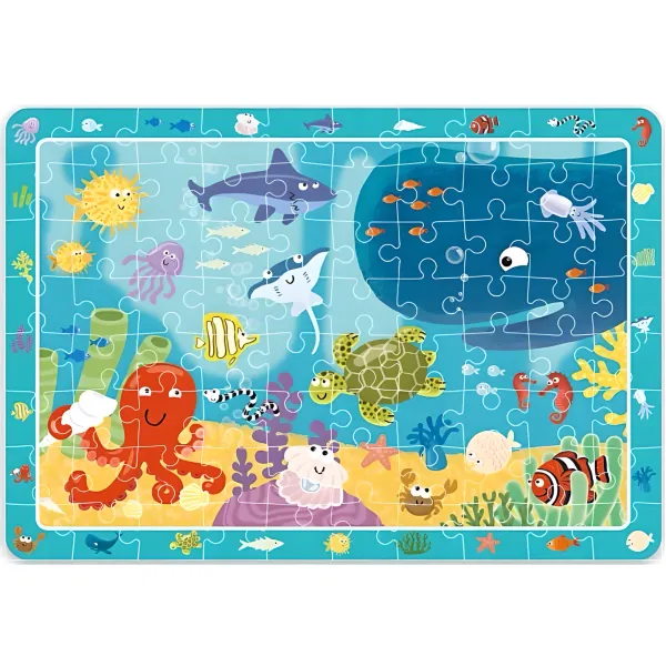 Puzzle obserwacyjne 80 elementów. Ocean zdjęcie 2
