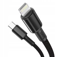 2 x Kabel USB-C do Lightning Baseus High Density Braided, 20W, 5A, PD, 1m (