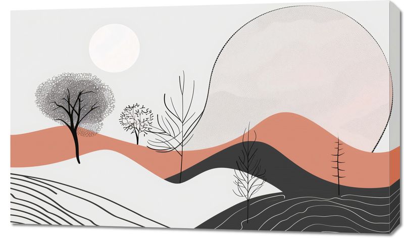 Obraz 100x60cm Półcień Widoku zdjęcie 1