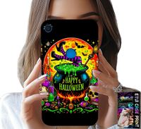 ETUI DO HUAWEI Y6S - WIEDŹMA KOCIOŁEK RÓŻDŻKA HALLOWEEN SZKŁO