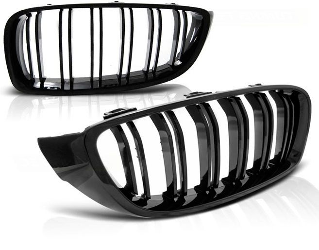 GRILL NERKI BMW 4 F32 F33 F36 13- M4 LOOK BLACK zdjęcie 4