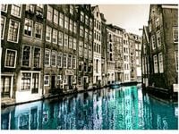 50X70CM ZABYTKOWE KAMIENICE BERT KAUFMANN OBRAZ POKOJU DREWNINE