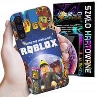 ETUI DO SAMSUNG A50 A30S A50S - ROBLOX DZIECIECE WZORY SUPER MARIO + SZKŁO