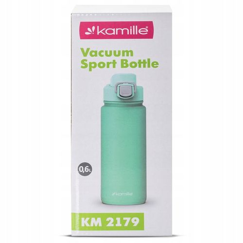 KUBEK TERMICZNY TERMOS STALOWY 100% SZCZELNY pojemny bidon KAMILLE 600 ml na Arena.pl