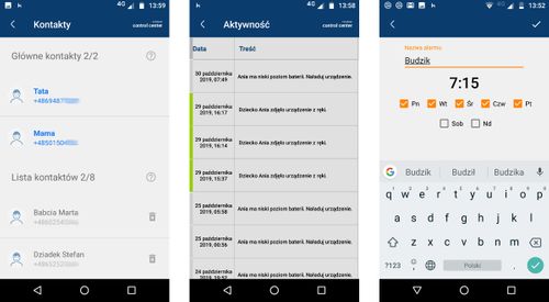 Smartwatch dla dzieci CALMEAN Touch, biały na Arena.pl
