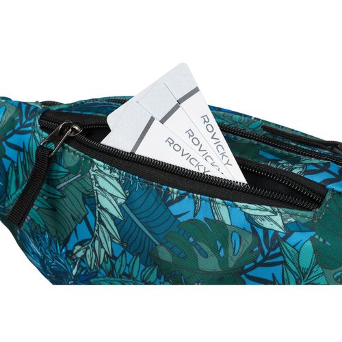 saszetka damska z poliestru w roślinny wzór - rovicky na Arena.pl