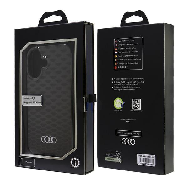 Etui Audi do iPhone 16, Czarny, MagSafe zdjęcie 7