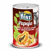 Papaja w syropie 420g/230g