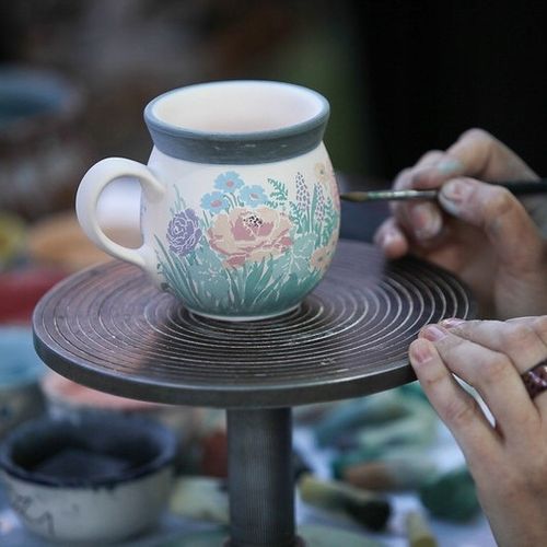 Łyżeczka Ceramiczna 13,8 cm, Kotek, Ceramika Artystyczna Bolesławiec. na Arena.pl