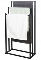 Stojak na Ręczniki Wieszak Stojący Podłogowy do Łazienki Pralni - M