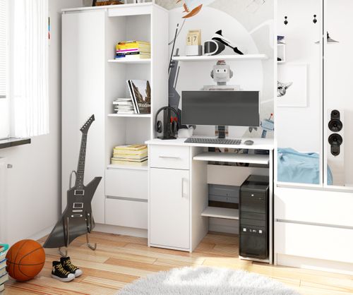 BIURKO JAY 90 cm BIAŁE na Arena.pl