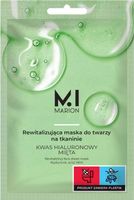 MARION REWITALIZUJĄCA MASECZKA DO TWARZY W PŁACHCIE ZIELONY KAWIOR 1 SZTUKA