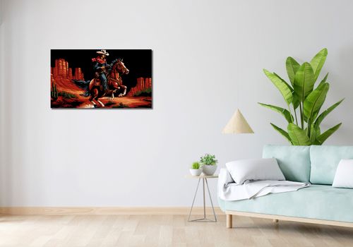 Obraz 90x50cm Galop przez Prerię na Arena.pl