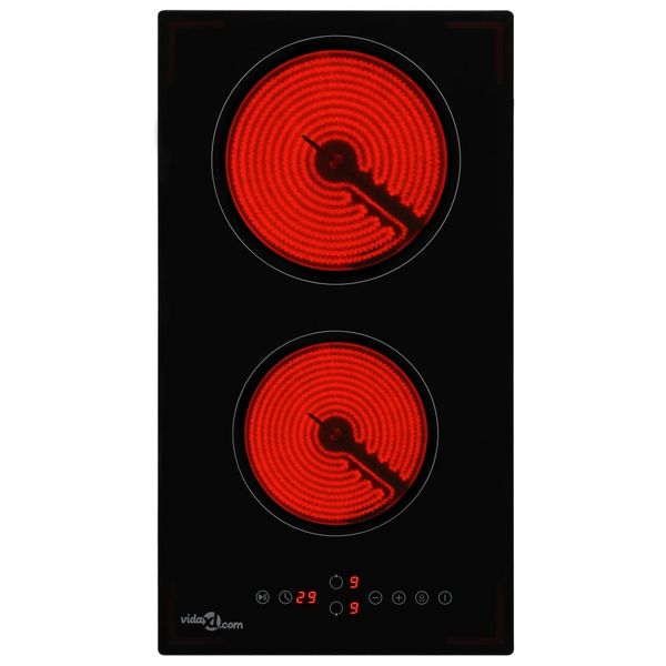 Płyta ceramiczna z 2 palnikami, dotykowa, 3000 W zdjęcie 3