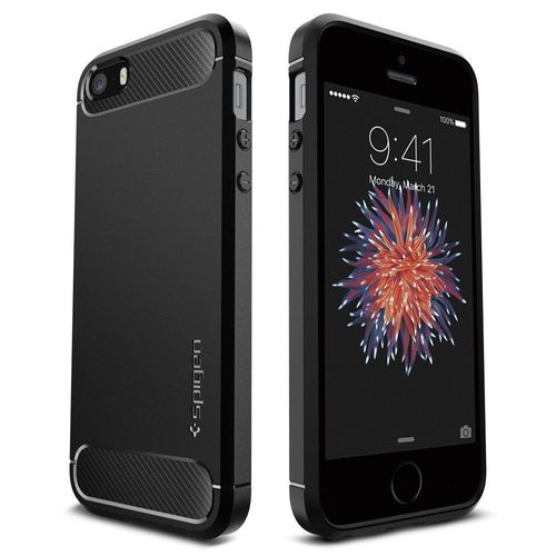 SPIGEN RUGGED ARMOR IPHONE 5S/SE BLACK na Arena.pl