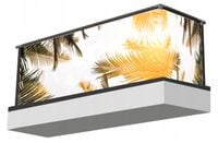 Osłona MATA na balkon PALMA W SŁOŃCU liście natura