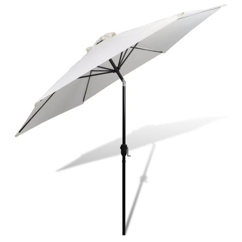 Parasol ogrodowy, biały, 3 m na Arena.pl