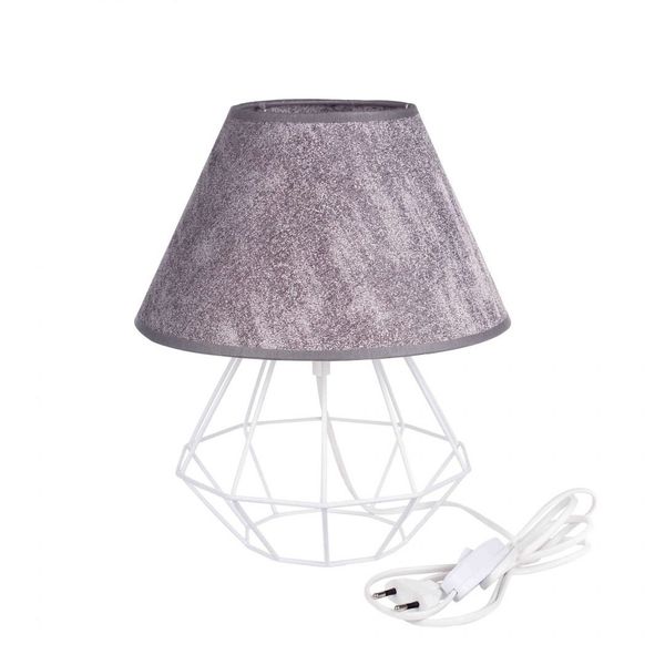 Lampka nocna 1xE27 PATI WHITE/GREY zdjęcie 1
