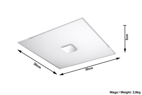 Plafon LED MARIO 30 Sollux na Arena.pl