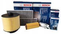 2X BOSCH ZESTAW FILTRÓW AUDI A6 C6 04-08 2.4V6 2.4 V6 BDW 177KM