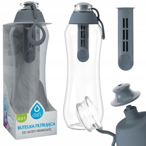 Butelka filtrująca z wkładem Dafi 0,5 L Szara na Arena.pl