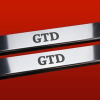 Listwa progowa VOLKSWAGEN GOLF MK7 GTD Stal nierdzewna 304 połysk 2szt