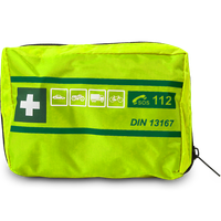 APTECZKA MINI DIN 13167 MOTOCYKLOWA ROWEROWA PIERWSZEJ POMOCY WYPOSAŻENIE