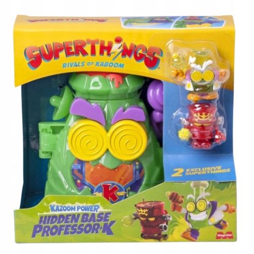SUPERTHINGS Kazoom Power Kryjówka Profesor K Hidden Base Zings Figurki na Arena.pl