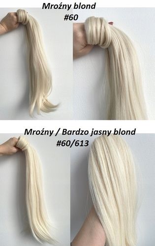 Doczepiany KUCYK kitka 60 cm jak Naturalne CAŁKOWICIE MATOWE ! Kolory na Arena.pl