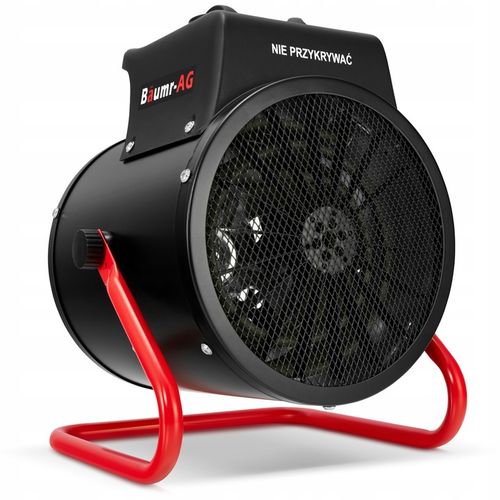 Nagrzewnica elektryczna BAUMR-AG 3,5kW 3500W dmuchawa farelka grzejnik na Arena.pl