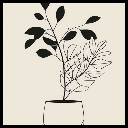 Plakat 40x40cm Prostota Doniczki na Arena.pl