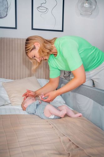 Barierka do łóżka BRAMKA OCHRONNA BLOKADA zabezpieczenie 150x42 na Arena.pl