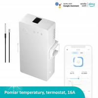 Sonoff thr316 przekaźnik Wifi 16A czujnik temperatury DS18B20 termostat