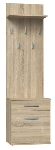 WIESZAK SZAFKA NA BUTY DUO DĄB SONOMA zdjęcie 1