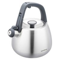 czajnik stalowy z gwizdkiem 2,5l klausberg kb-7773