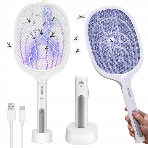 ŁAPKA PUŁAPKA OWADOBÓJCZA LAMPA UV NA MUCHY KOMARY ELEKTRYCZNA PACKA 2 na Arena.pl