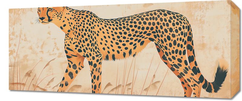 Obraz 70x30cm Gepard w Ruchu zdjęcie 1