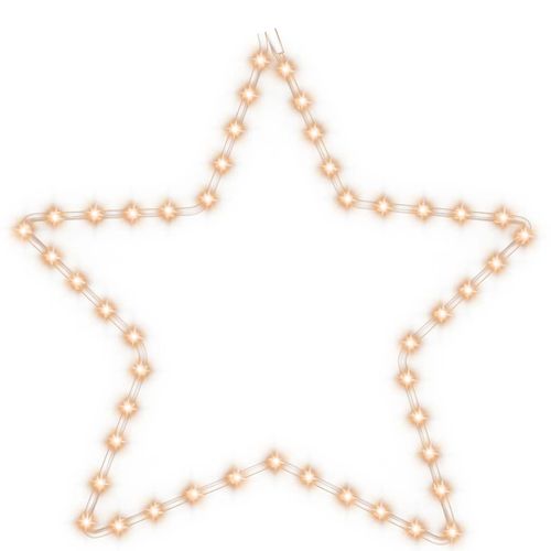 Świąteczna dekoracja w kształcie gwiazdy, 48 LED, ciepła biel na Arena.pl