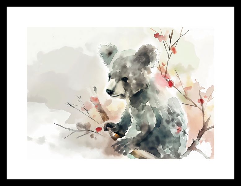 Plakat 29,7x21cm Akwarelowa Koala zdjęcie 3