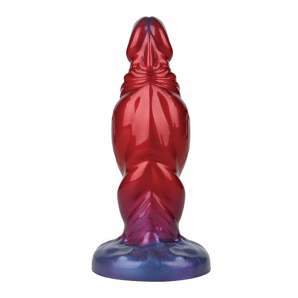 Power Monsters Shadow Behemoth – 22 Cm Rippled Monster Silicone Dildo zdjęcie 3