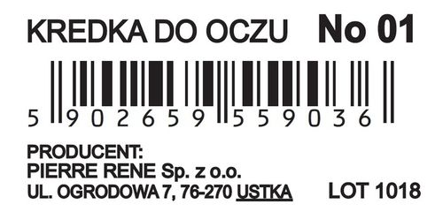 PIERRE RENE Eyeliner KREDKA DO OCZU 01 na Arena.pl
