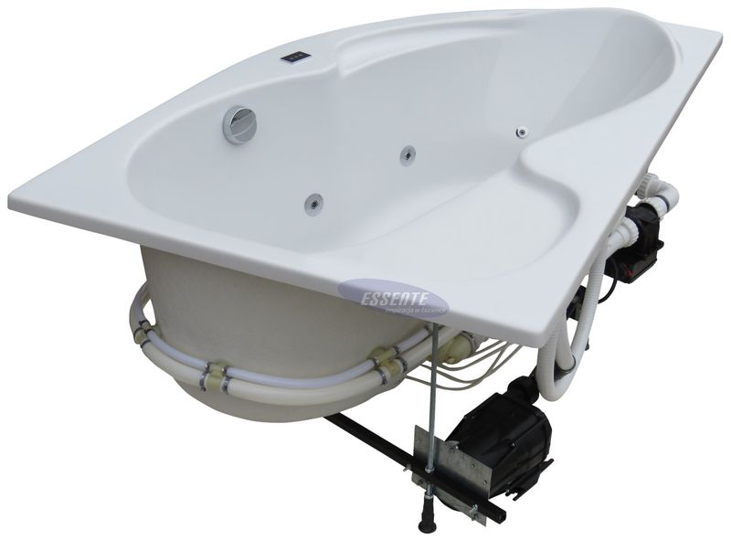 WANNA Z HYDROMASAŻEM NAROŻNA ASYMETRYCZNA 150x100 SPA JACUZZI zdjęcie 14