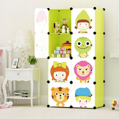 SZAFA MODUŁOWA DLA DZIECI DZIECKA 9 PÓŁEK REGAŁ na Arena.pl