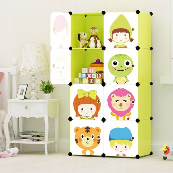 SZAFA MODUŁOWA DLA DZIECI DZIECKA 9 PÓŁEK REGAŁ zdjęcie 5