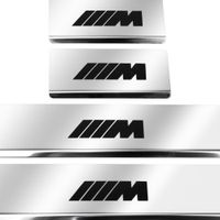 Listwa progowa BMW 5 SERIES G30/G31 M Stal nierdzewna 304 połysk z czarnymi